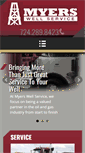 Mobile Screenshot of myerswellservice.com